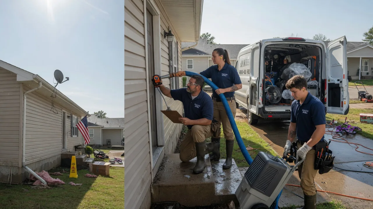 Ceiling Water Damage Restoration in Farley, IA near me
